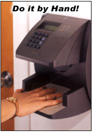 Biometric hand reader